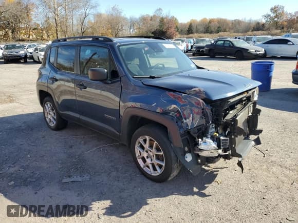✅ 2021 Jeep Renegade Jeepster • VIN: ZACNJDAB4MPM51133 • Лот: 91597535. Опубликован ранее на Copart с пробегом 58 438 миль. Бесплатный доступ к архиву аукционных продаж из США и подробный отчёт об истории автомобиля на DreamBid. Изображение 4.