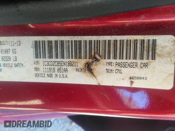 ✅ 2014 Dodge Avenger SXT • VIN: 1C3CDZCB5EN188211 • Lot: 41364149. Wystawiony na IAAI z przebiegiem 192 882 mil. Bezpłatny archiwum sprzedaży aukcyjnych z USA i szczegółowy raport historii pojazdu na DreamBid. Zdjęcie 9.