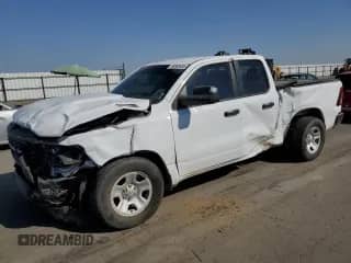 2023 Ram 1500 Tradesman z VIN 1C6RRFCG6PN615262, wystawiony jako Copart lot #80883435 z przebiegiem 22 547 mil mil oraz Szkoda całkowita • Salvage title. Historia ofert i sprzedaży dostępna na DreamBid. Obrazek 1.