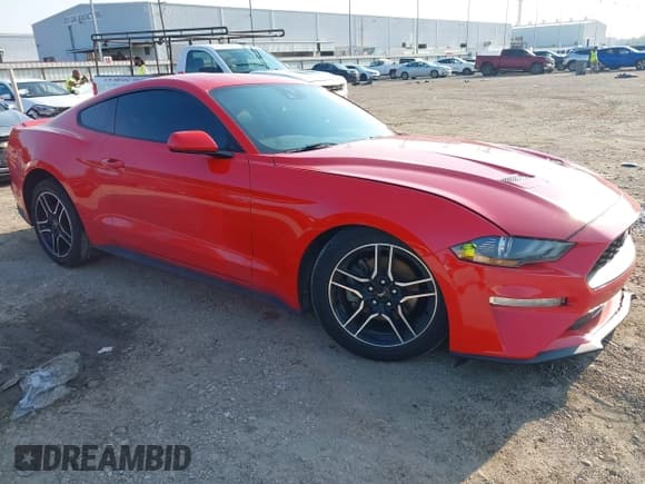 ✅ 2023 Ford Mustang EcoBoost • VIN: 1FA6P8THXP5102706 • Lot: 43188287. Wystawiony na IAAI z przebiegiem 25 141 mil. Bezpłatny archiwum sprzedaży aukcyjnych z USA i szczegółowy raport historii pojazdu na DreamBid. Zdjęcie 1.