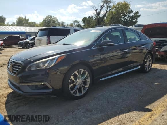 ✅ 2015 Hyundai Sonata Limited • VIN: 5NPE34AB6FH174137 • Lot: 84862075. Listed on Copart with 122,043 mi. Free auction sales archive from the USA and detailed vehicle history report at DreamBid. Image 1.