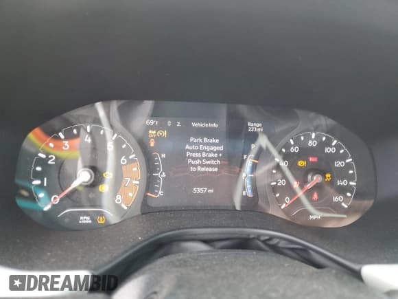 ✅ 2024 Jeep Compass Limited • VIN: 3C4NJDCN3RT602120 • Lot: 65067985. Listed on Copart with 5,357 mi. Free auction sales archive from the USA and detailed vehicle history report at DreamBid. Image 9.