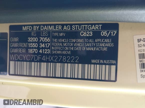 ✅ 2017 Mercedes-Benz G 63 AMG • VIN: WDCYC7DF4HX278222 • Лот: 43249531. Опубликован ранее на IAAI с пробегом 36 794 миль. Бесплатный доступ к архиву аукционных продаж из США и подробный отчёт об истории автомобиля на DreamBid. Изображение 9.