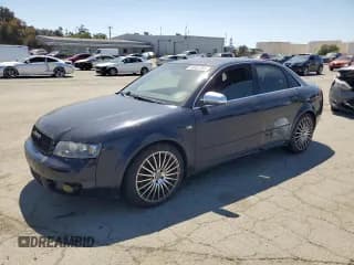 ✅ 2005 Audi S4 • VIN: WAUPL68E25A088637 • Lot: 53632785. Listed on Copart with 104,164 mi. Free auction sales archive from the USA and detailed vehicle history report at DreamBid. Image 1.