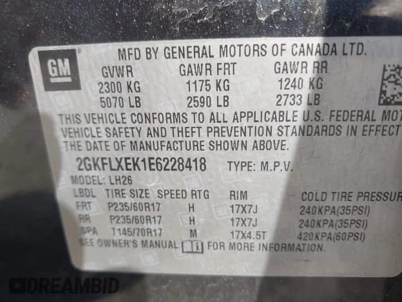 ✅ 2014 GMC Terrain SLT • VIN: 2GKFLXEK1E6228418 • Lot: 42579057. Wystawiony na IAAI z przebiegiem 168 312 mil. Bezpłatny archiwum sprzedaży aukcyjnych z USA i szczegółowy raport historii pojazdu na DreamBid. Zdjęcie 9.