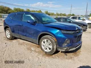 2022 Chevrolet Blazer LT z VIN 3GNKBCR46NS124811, wystawiony jako Copart lot #86067775 z przebiegiem 42 372 mil mil oraz Czysty tytuł • Clean title. Historia ofert i sprzedaży dostępna na DreamBid. Obrazek 4.