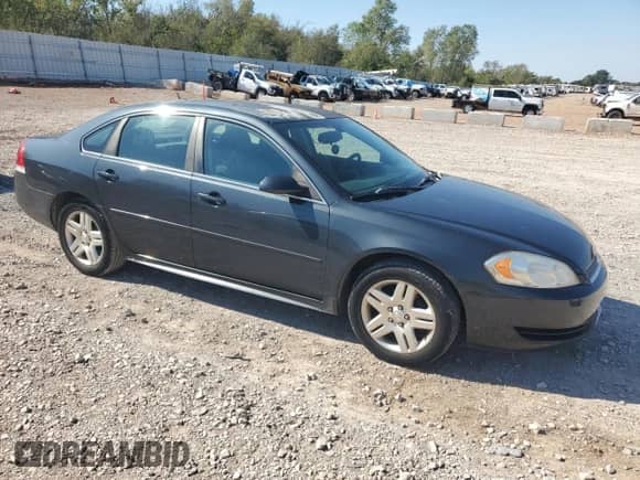 2012 Chevrolet Impala LT Fleet with VIN 2G1WG5E37C1322027, listed as a Copart auction lot 86896395 with 152,202 mi miles and Clean title. Bid and sale history available at DreamBid. Image 4.