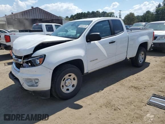 ✅ 2020 Chevrolet Colorado 2WD Work Truck • VIN: 1GCHSBEA0L1230954 • Лот: 84654135. Опубликован ранее на Copart с пробегом 57 638 миль. Бесплатный доступ к архиву аукционных продаж из США и подробный отчёт об истории автомобиля на DreamBid. Изображение 1.