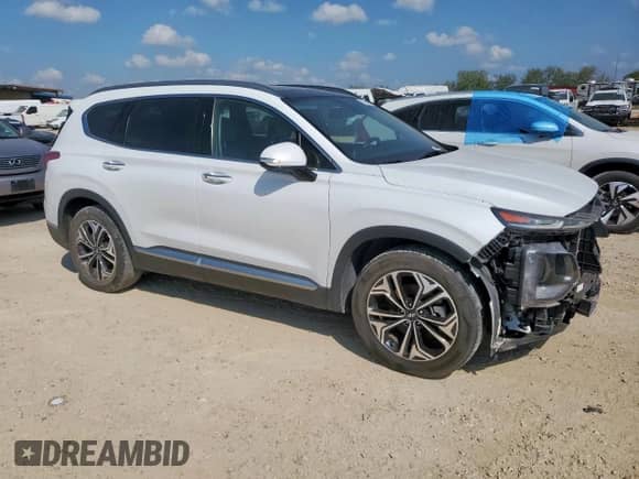 2020 Hyundai Santa Fe SEL with VIN 5NMS33AA5LH193226, listed as a Copart auction lot 71690665 with 70,581 mi miles and Salvage title. Bid and sale history available at DreamBid. Image 4.