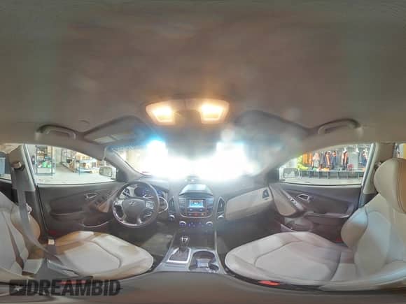 2014 Hyundai Tucson Limited with VIN KM8JUCAG2EU806309, listed as a Copart auction lot 66015735 with 104,328 mi miles and Salvage title. Bid and sale history available at DreamBid. Image 15.