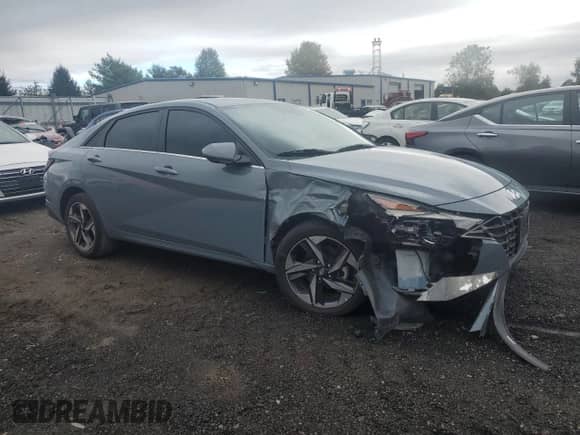 2022 Hyundai Elantra Limited with VIN KMHLN4AJ5NU019720, listed as a Copart auction lot 85557865 with Not provided miles and Salvage title. Bid and sale history available at DreamBid. Image 4.