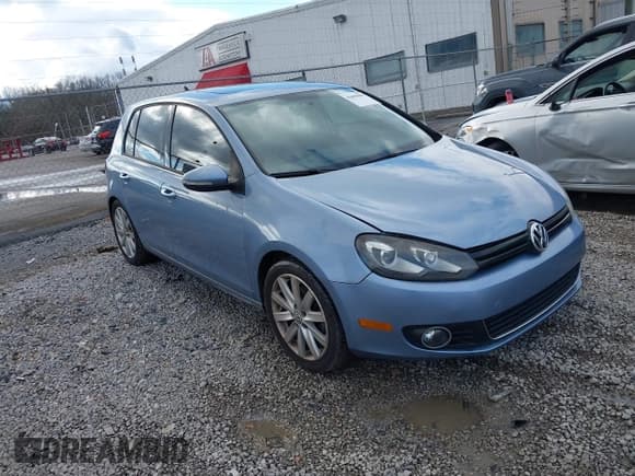 ✅ 2011 Volkswagen Golf TDI • VIN: WVWDM7AJ1BW156070 • Lot: 43890007. Listed on IAAI with 118,667 mi. Free auction sales archive from the USA and detailed vehicle history report at DreamBid. Image 1.
