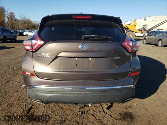 2016 Nissan Murano SV with VIN 5N1AZ2MH9GN129112, listed as a Copart auction lot 82556395 with 71,197 mi miles and Salvage title. Bid and sale history available at DreamBid. Image 6.
