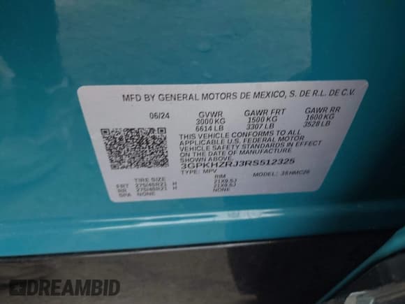 ✅ 2024 Honda Prologue Elite • VIN: 3GPKHZRJ3RS512325 • Лот: 43226839. Опубликован ранее на IAAI с пробегом 8 893 миль. Бесплатный доступ к архиву аукционных продаж из США и подробный отчёт об истории автомобиля на DreamBid. Изображение 9.