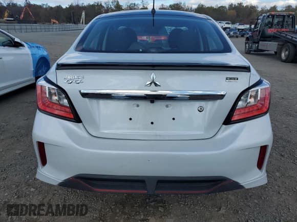 ✅ 2024 Mitsubishi Mirage ES • VIN: ML32FUFJ7RHF04466 • Lot: 87396935. Listed on Copart with 14,281 mi. Free auction sales archive from the USA and detailed vehicle history report at DreamBid. Image 6.