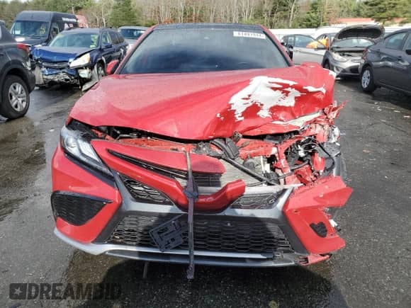 2021 Toyota Camry XSE with VIN 4T1K61BKXMU041662, listed as a Copart auction lot 81491914 with 64,807 mi miles and Salvage title. Bid and sale history available at DreamBid. Image 5.