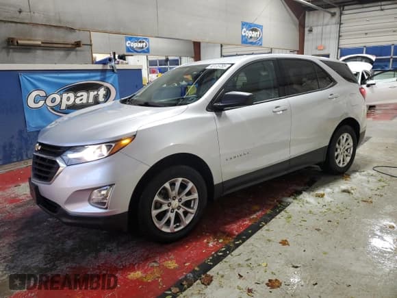 ✅ 2019 Chevrolet Equinox LS • VIN: 2GNAXSEVXK6242280 • Lot: 90135705. Listed on Copart with 57,188 mi. Free auction sales archive from the USA and detailed vehicle history report at DreamBid. Image 1.