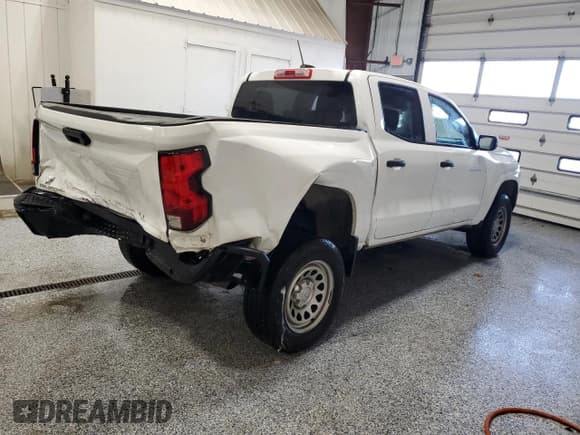 ✅ 2023 Chevrolet Colorado 2WD Work Truck • VIN: 1GCGSBEC2P1265997 • Lot: 89803535. Listed on Copart with Not provided. Free auction sales archive from the USA and detailed vehicle history report at DreamBid. Image 3.