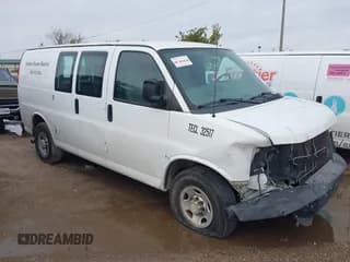 ✅ 2014 Chevrolet Express Cargo • VIN: 1GCWGFCA6E1213887 • Lot: 43502608. Listed on IAAI with 158,312 mi. Free auction sales archive from the USA and detailed vehicle history report at DreamBid. Image 1.