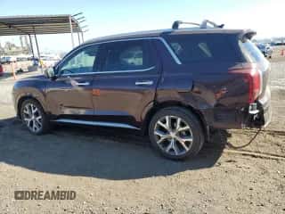 2022 Hyundai Palisade Limited z VIN KM8R54HE1NU350622, wystawiony jako Copart lot #58530944 z przebiegiem 59 416 mil mil oraz Szkoda całkowita • Salvage title. Historia ofert i sprzedaży dostępna na DreamBid. Obrazek 2.