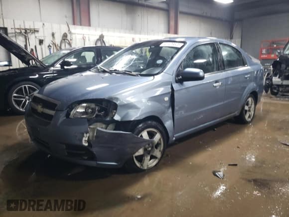 ✅ 2007 Chevrolet Aveo LS • VIN: KL1TD56617B099539 • Lot: 41426625. Wystawiony na Copart z przebiegiem Nie podano. Bezpłatny archiwum sprzedaży aukcyjnych z USA i szczegółowy raport historii pojazdu na DreamBid. Zdjęcie 1.