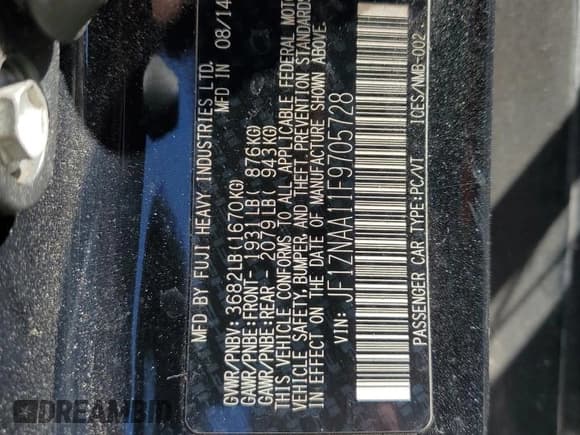 ✅ 2015 Scion FR-S • VIN: JF1ZNAA11F9705728 • Лот: 89929845. Опубликован ранее на Copart с пробегом 101 092 миль. Бесплатный доступ к архиву аукционных продаж из США и подробный отчёт об истории автомобиля на DreamBid. Изображение 12.