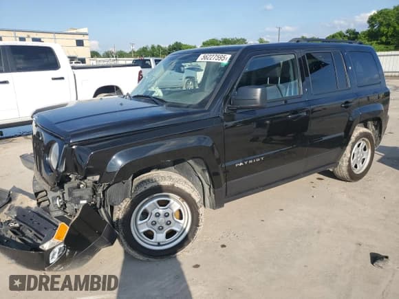 ✅ 2016 Jeep Patriot Sport • VIN: 1C4NJPBB6GD808690 • Lot: 56227595. Listed on Copart with 89,877 mi. Free auction sales archive from the USA and detailed vehicle history report at DreamBid. Image 1.