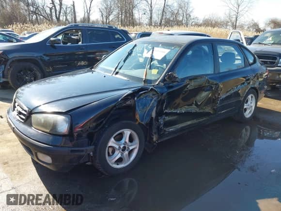 2002 Hyundai Elantra GT with VIN KMHDN55D62U036701, listed as a IAAI auction lot 38815188 with 163,101 mi miles and . Bid and sale history available at DreamBid. Image 19.