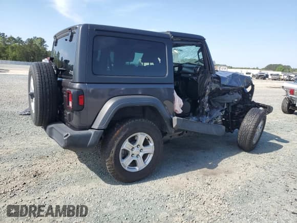 ✅ 2018 Jeep Wrangler Sport S • VIN: 1C4GJXAG7JW242430 • Lot: 52570545. Listed on Copart with 63,314 mi. Free auction sales archive from the USA and detailed vehicle history report at DreamBid. Image 3.