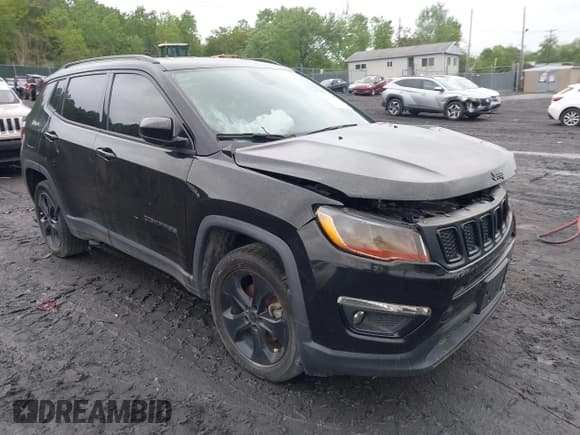 ✅ 2021 Jeep Compass Latitude • VIN: 3C4NJDBB6MT590092 • Lot: 42351097. Listed on IAAI with 72,428 mi. Free auction sales archive from the USA and detailed vehicle history report at DreamBid. Image 1.