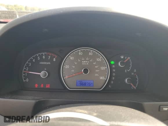 2009 Hyundai Elantra GLS z VIN KMHDU46D49U594519, wystawiony jako Copart lot #71169994 z przebiegiem 96 875 mil mil oraz Szkoda całkowita • Salvage title. Historia ofert i sprzedaży dostępna na DreamBid. Obrazek 9.