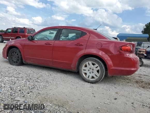 ✅ 2012 Dodge Avenger SE • VIN: 1C3CDZAB8CN167563 • Lot: 84445395. Listed on Copart with 238,010 mi. Free auction sales archive from the USA and detailed vehicle history report at DreamBid. Image 2.