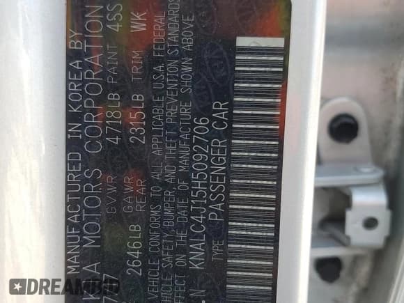 ✅ 2017 Kia Cadenza Premium • VIN: KNALC4J15H5092706 • Lot: 72076254. Wystawiony na Copart z przebiegiem 89 705 mil. Bezpłatny archiwum sprzedaży aukcyjnych z USA i szczegółowy raport historii pojazdu na DreamBid. Zdjęcie 12.