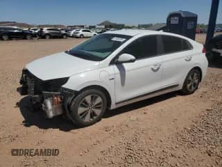 2018 Hyundai Ioniq Limited с VIN KMHC75LD5JU090921, выставлен на аукционе Copart как лот 57486295 с пробегом 71 789 миль миль и Списание • Salvage title. История ставок и продаж доступна на DreamBid. Изображение 1.