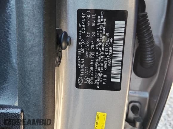 ✅ 2012 Hyundai Equus Ultimate • VIN: KMHGH4JH1CU046559 • Лот: 86112605. Опубликован ранее на Copart с пробегом 137 620 миль. Бесплатный доступ к архиву аукционных продаж из США и подробный отчёт об истории автомобиля на DreamBid. Изображение 12.