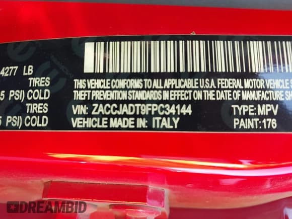 ✅ 2015 Jeep Renegade Limited • VIN: ZACCJADT9FPC34144 • Лот: 43680611. Опубликован ранее на IAAI с пробегом 182 347 миль. Бесплатный доступ к архиву аукционных продаж из США и подробный отчёт об истории автомобиля на DreamBid. Изображение 9.