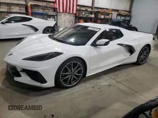 2024 Chevrolet Corvette 3LT с VIN 1G1YC3D4XR5102987, выставлен на аукционе Copart как лот 41766525 с пробегом 246 миль миль и Списание • Salvage title. История ставок и продаж доступна на DreamBid. Изображение 1.