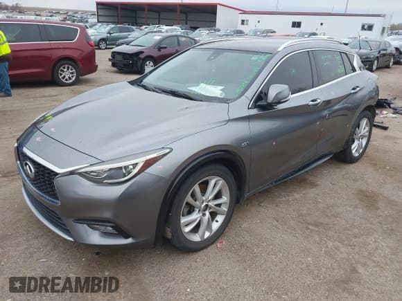 ✅ 2017 Infiniti QX30 Premium • VIN: SJKCH5CP3HA027322 • Lot: 41212757. Listed on IAAI with 88,393 mi. Free auction sales archive from the USA and detailed vehicle history report at DreamBid. Image 2.