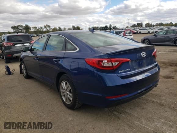 ✅ 2017 Hyundai Sonata SE • VIN: 5NPE24AF0HH520157 • Lot: 62236692. Listed on Copart with Not provided. Free auction sales archive from the USA and detailed vehicle history report at DreamBid. Image 3.