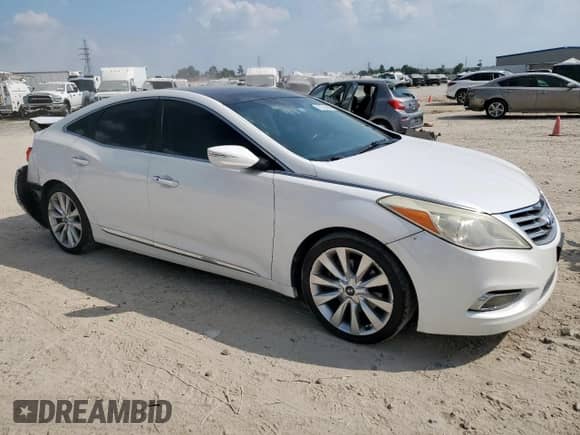 2014 Hyundai Azera Limited with VIN KMHFH4JG3EA362147, listed as a Copart auction lot 81316465 with 144,092 mi miles and Salvage title. Bid and sale history available at DreamBid. Image 4.