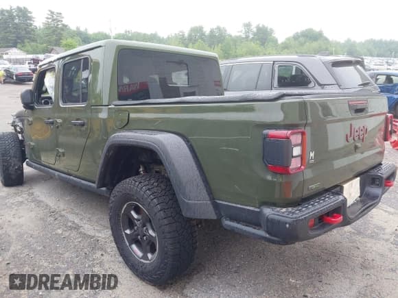 ✅ 2022 Jeep Gladiator Rubicon • VIN: 1C6JJTBM9NL151645 • Lot: 41613065. Listed on IAAI with Not provided. Free auction sales archive from the USA and detailed vehicle history report at DreamBid. Image 3.