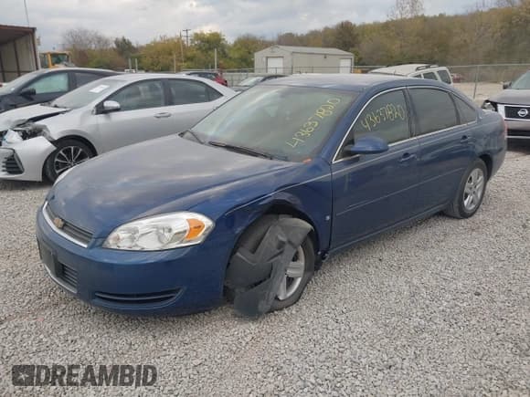 ✅ 2006 Chevrolet Impala LS • VIN: 2G1WB58K769193410 • Lot: 43637820. Wystawiony na IAAI z przebiegiem 41 947 mil. Bezpłatny archiwum sprzedaży aukcyjnych z USA i szczegółowy raport historii pojazdu na DreamBid. Zdjęcie 2.