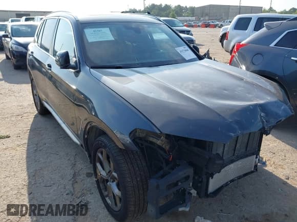 ✅ 2024 BMW X3 sDrive30i • VIN: WBX47DP05RN309735 • Lot: 43176840. Listed on IAAI with 10,302 mi. Free auction sales archive from the USA and detailed vehicle history report at DreamBid. Image 1.