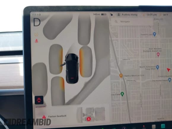 ✅ 2023 Tesla Model Y Long Range • VIN: 7SAYGDEE9PF591096 • Lot: 41762917. Wystawiony na IAAI z przebiegiem 22 582 mil. Bezpłatny archiwum sprzedaży aukcyjnych z USA i szczegółowy raport historii pojazdu na DreamBid. Zdjęcie 19.