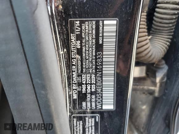 2015 Mercedes-Benz CLA 250 z VIN WDDSJ4EB0FN169833, wystawiony jako Copart lot #75227674 z przebiegiem 29 034 mil mil oraz Szkoda całkowita • Salvage title. Historia ofert i sprzedaży dostępna na DreamBid. Obrazek 12.