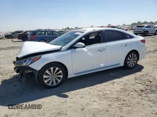 2016 Hyundai Sonata Limited z VIN 5NPE34AF0GH333402, wystawiony jako Copart lot #81161155 z przebiegiem 60 372 mil mil oraz Szkoda całkowita • Salvage title. Historia ofert i sprzedaży dostępna na DreamBid. Obrazek 1.