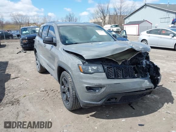 ✅ 2019 Jeep Grand Cherokee Upland • VIN: 1C4RJFAG5KC608293 • Lot: 41989929. Listed on IAAI with 129,229 mi. Free auction sales archive from the USA and detailed vehicle history report at DreamBid. Image 1.