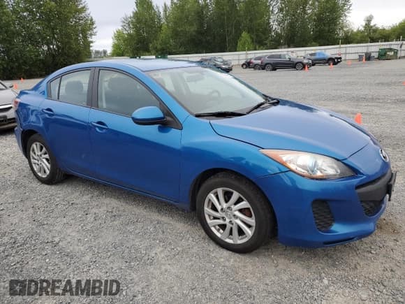 ✅ 2012 Mazda 3 i Touring • VIN: JM1BL1V8XC1577976 • Lot: 59394925. Listed on Copart with 130,582 mi. Free auction sales archive from the USA and detailed vehicle history report at DreamBid. Image 4.