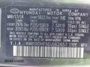 ✅ 2014 Hyundai Santa Fe Limited • VIN: KM8SRDHF6EU062657 • Лот: 43535963. Опубликован ранее на IAAI с пробегом 114 517 миль. Бесплатный доступ к архиву аукционных продаж из США и подробный отчёт об истории автомобиля на DreamBid. Изображение 9.