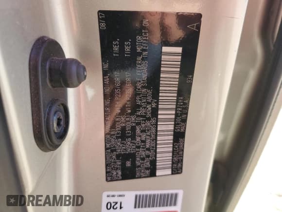 ✅ 2017 Toyota Sienna XLE • VIN: 5TDYZ3DC1HS885185 • Lot: 91701405. Wystawiony na Copart z przebiegiem 60 156 mil. Bezpłatny archiwum sprzedaży aukcyjnych z USA i szczegółowy raport historii pojazdu na DreamBid. Zdjęcie 13.